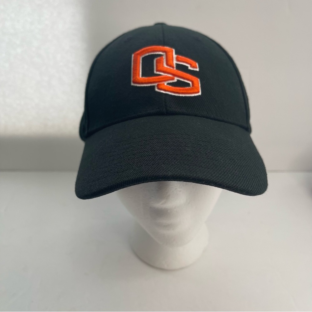 Oregon State Beavers OS Hat Nike Black Orange Hook and Loop Adjustable Back